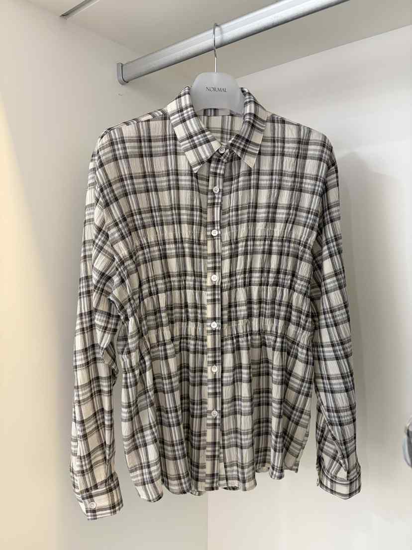 NORMAL韓國直郵實拍女士新品休閑職業熱賣26夏季襯衫蕾絲衫NORMAL襯衫/蕾絲衫