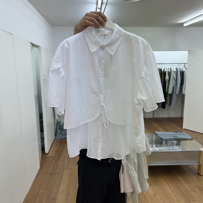 MYNAMEIS/AIME HOPE MAKE韓國代購女士新款職業襯衫蕾絲衫MYNAMEIS/AIME HOPE MAKE襯衫/蕾絲衫