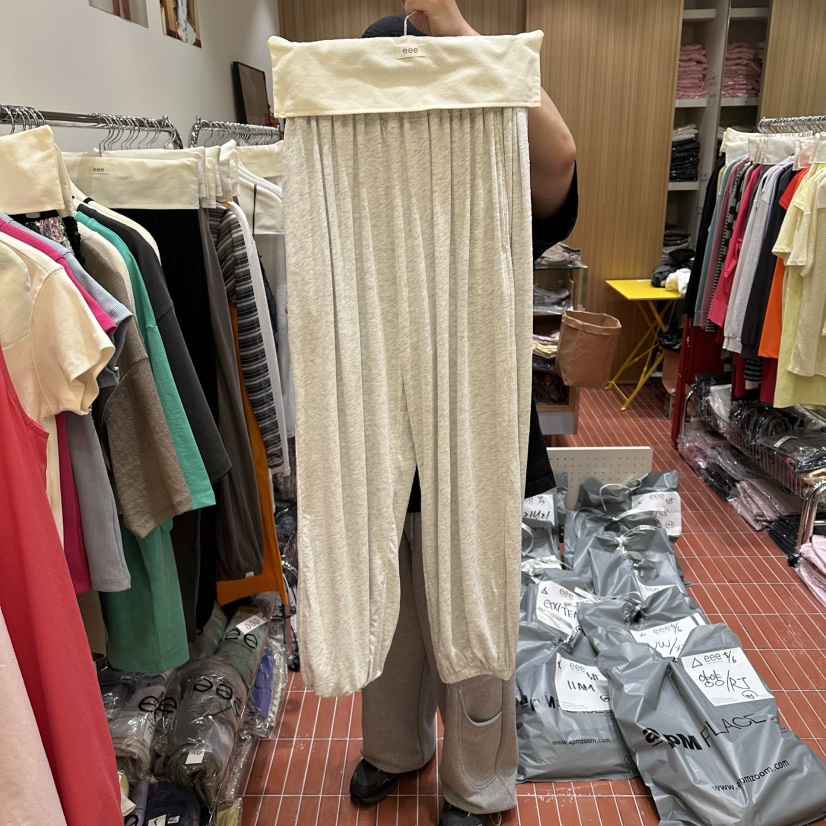 EEE韓國直郵實拍女裝新款時尚職業26春夏推薦熱賣休閑休閑褲EEE休閑褲