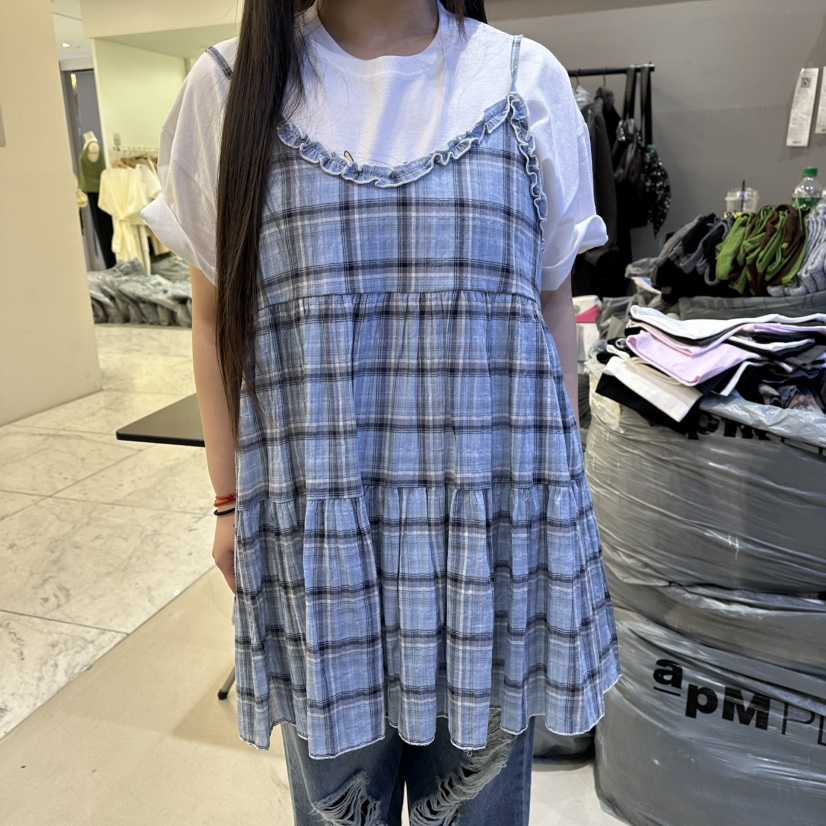 CREDITO韓國直郵女裝新品26春夏26夏季時尚連衣裙不含內搭CREDITO連衣裙