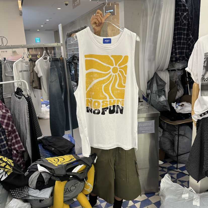 AMOUR韓國東大門直郵女裝新款職業人氣時尚推薦休閑吊帶背心AMOUR吊帶/背心