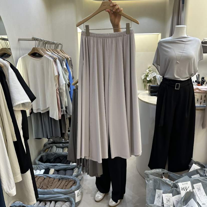 MATIERE韓國直郵實拍女裝新品26夏季26春夏熱賣時尚休閑褲MATIERE休閑褲
