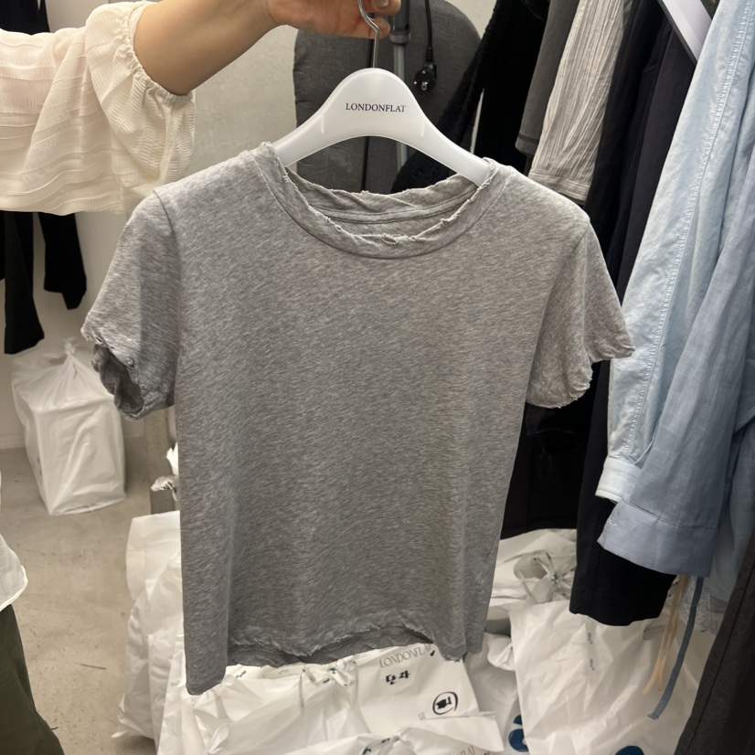 LONDON FLAT韓國直郵實拍女士新品26春夏26夏季熱賣時尚T恤LONDON FLATT恤