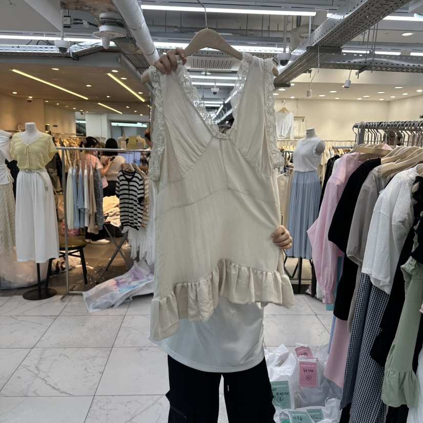 SAGE BRUSH韓國東大門直郵女士新款時尚26夏季26春夏吊帶背心SAGE BRUSH吊帶/背心
