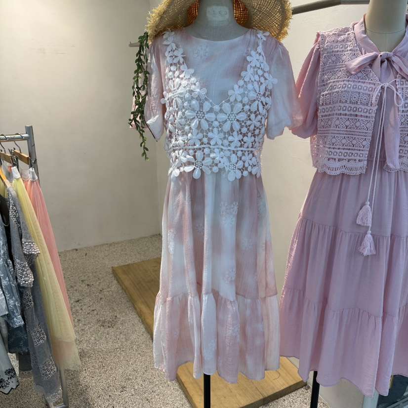 BIKINI韓國東大門代購女裝新款人氣26夏季推薦休閑連衣裙BIKINI連衣裙