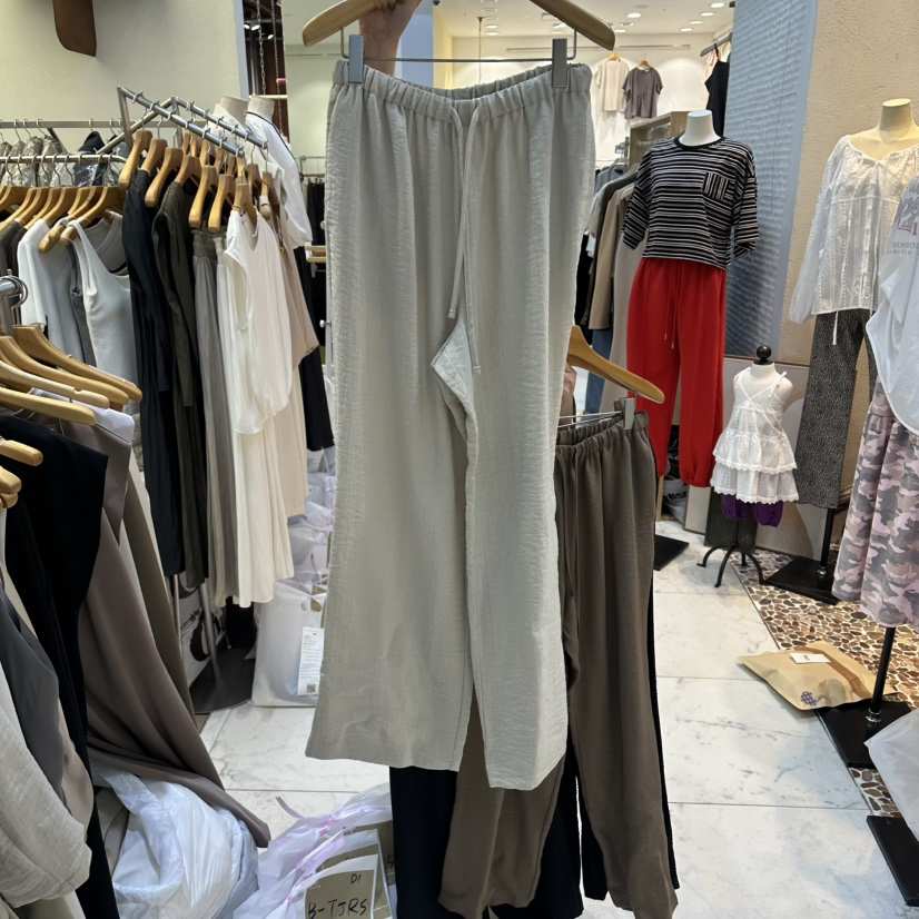 SANS韓國直郵女裝新品人氣26夏季休閑推薦熱賣休閑褲亞麻布SANS休閑褲