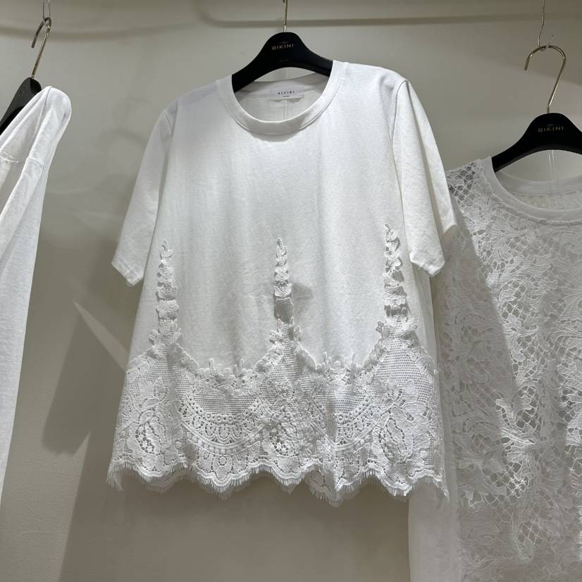 BIKINI韓國東大門代購女裝新品推薦時尚休閑襯衫蕾絲衫蕾絲BIKINI襯衫/蕾絲衫
