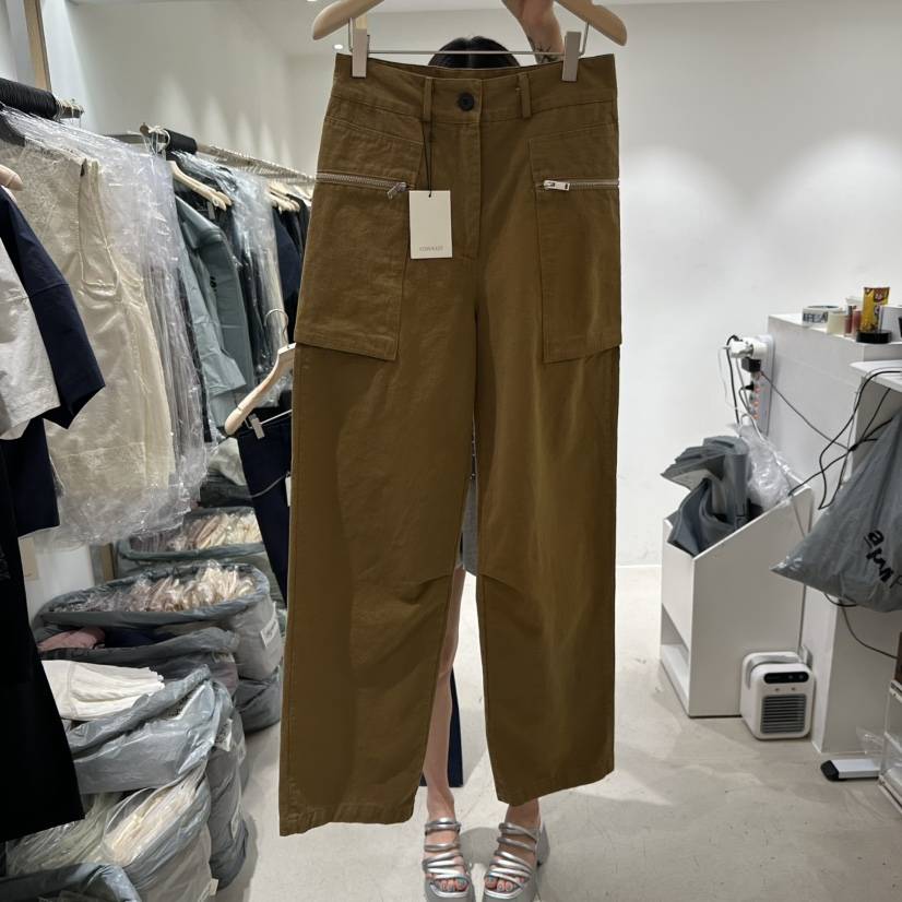 CONNAUGHT/DAILYJUD韓國東大門代購女裝新品職業休閑褲拉鏈CONNAUGHT/DAILYJUD休閑褲