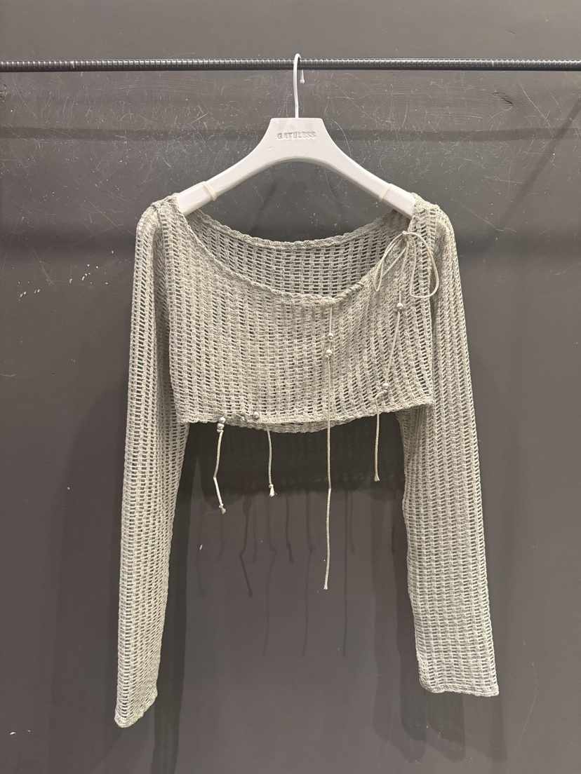 GATELESS東大門實拍韓國女裝新品26夏季休閑時尚職業針織衫GATELESS針織衫