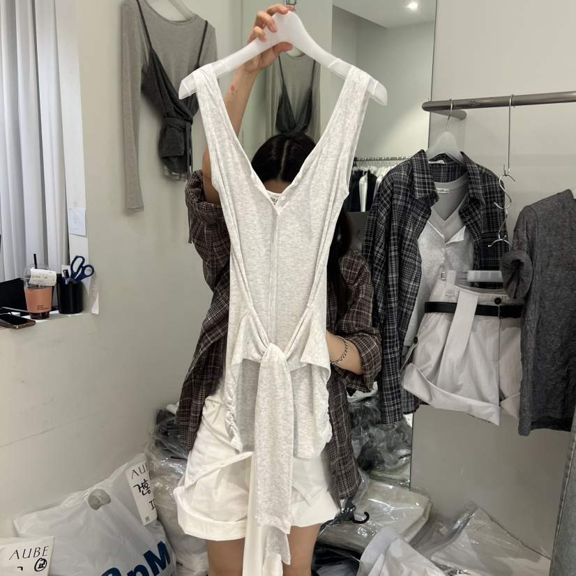 AUBE韓國直郵實拍女裝新品26夏季休閑時尚人氣熱賣吊帶背心AUBE吊帶/背心