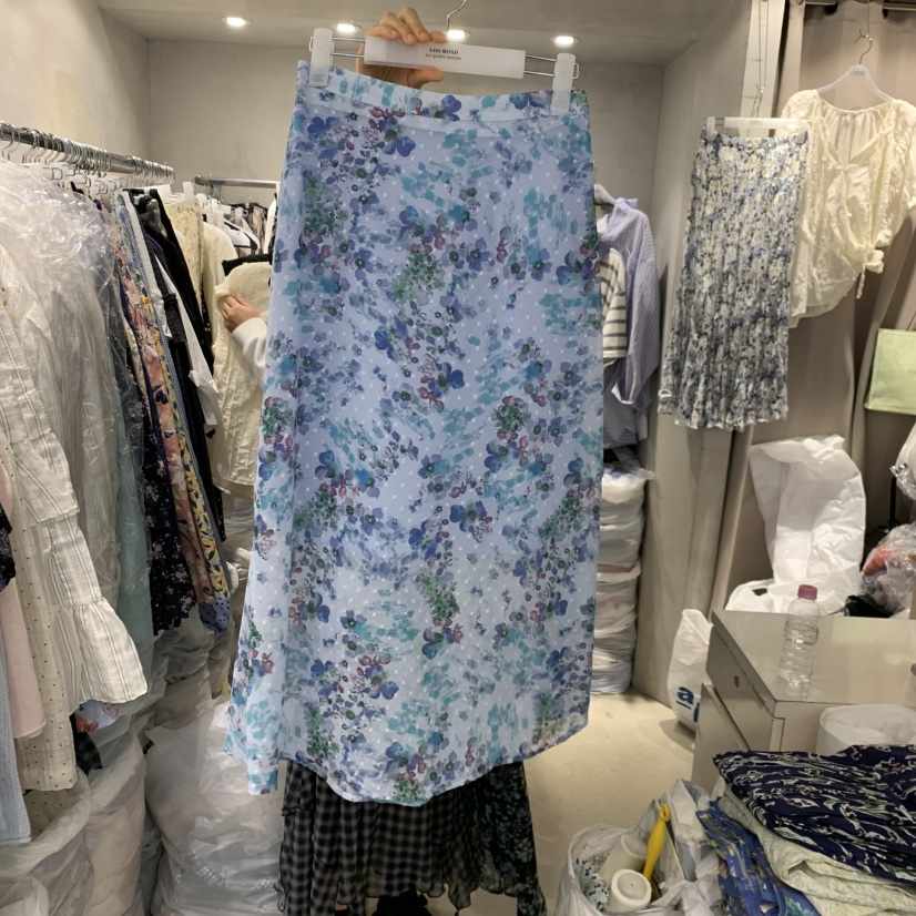 LOGROAD韓國直郵女裝新品職業推薦26春夏熱賣人氣休閑長裙LOG ROAD長裙