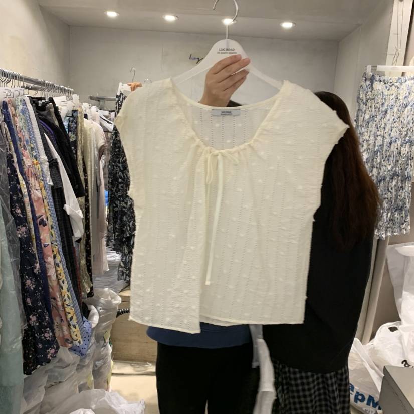 LOGROAD韓國代購女裝新品時尚推薦26春夏休閑職業襯衫蕾絲衫LOG ROAD襯衫/蕾絲衫