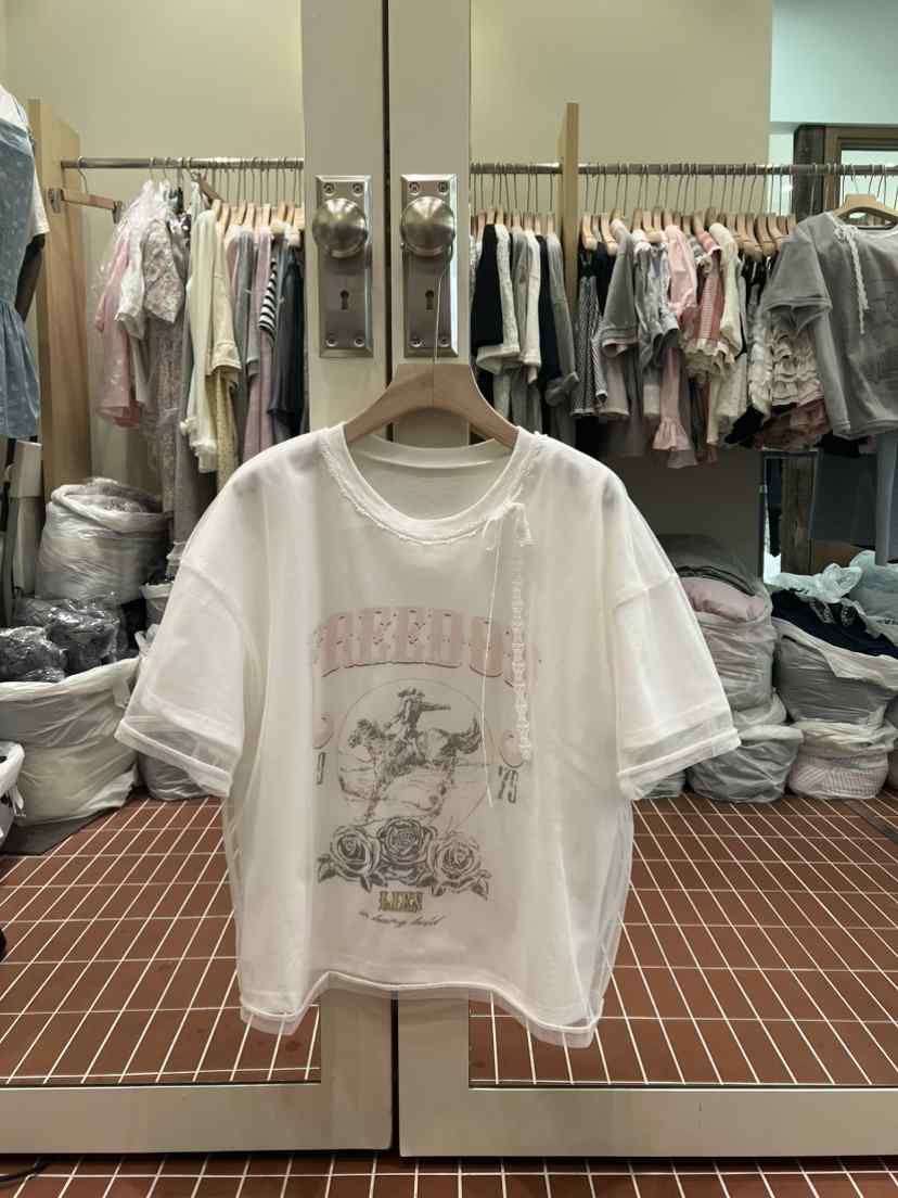 BE&amp;BE韓國直郵女士新品人氣26春夏休閑推薦26夏季T恤BE&beT恤