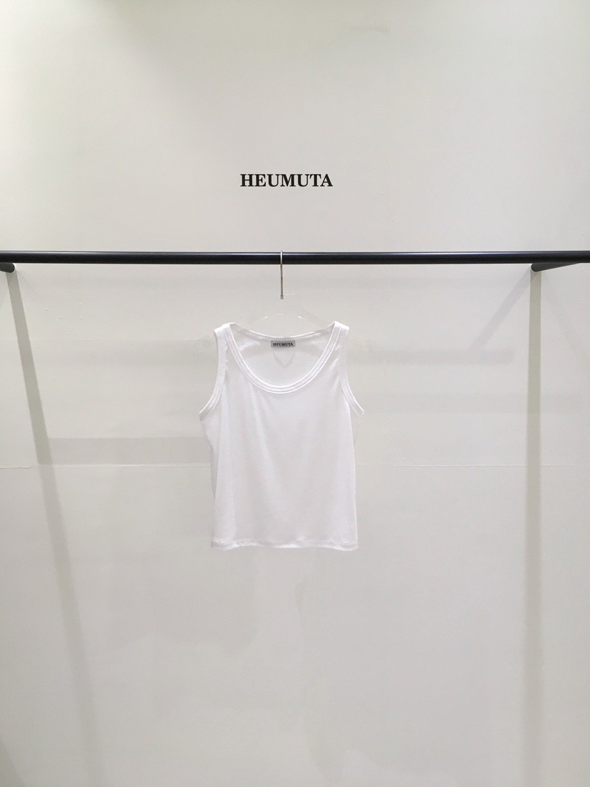 HEUMUTA韓國東大門直郵女裝新品職業時尚吊帶背心天絲羅紋HEUMUTA吊帶/背心