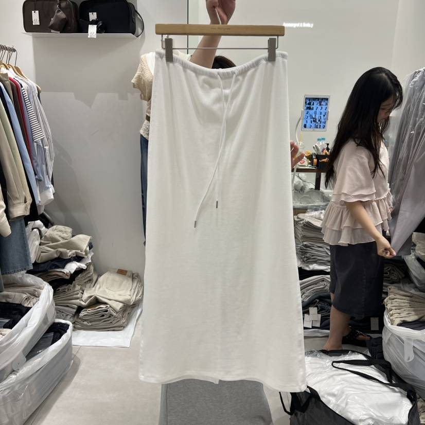 ANN MARGRET韓國直郵女士新款休閑長裙華夫格GRETA.Y長裙