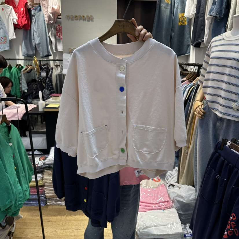 YESFREE韓國直郵女士新品休閑人氣26夏季推薦時尚針織衫開衫YESFREE針織衫
