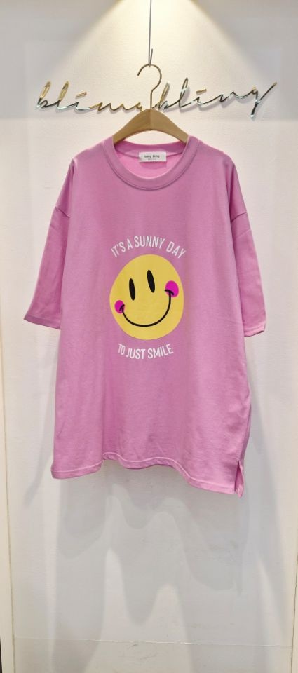 BLING BLING-S/RICO韓國直郵實拍女士新品26春夏T恤寬松BLING BLING-S/RICOT恤