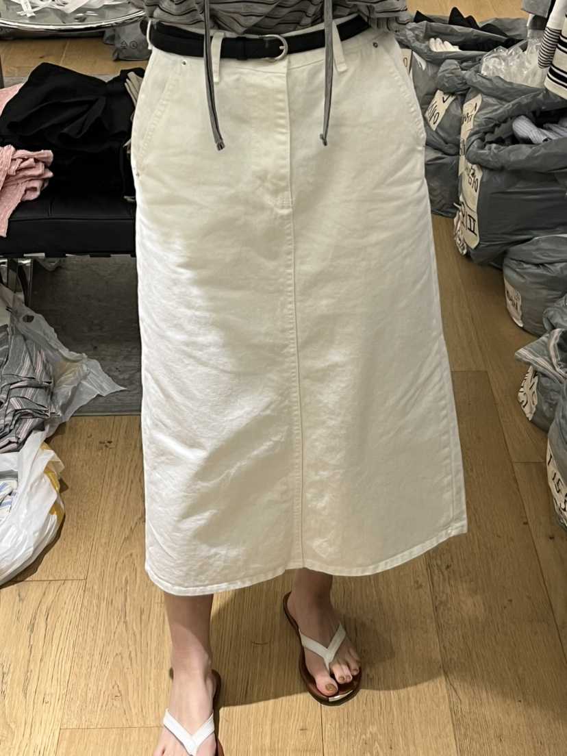 TIZZI韓國直郵實拍女裝新品人氣26夏季時尚職業長裙不含腰帶TIZZI長裙