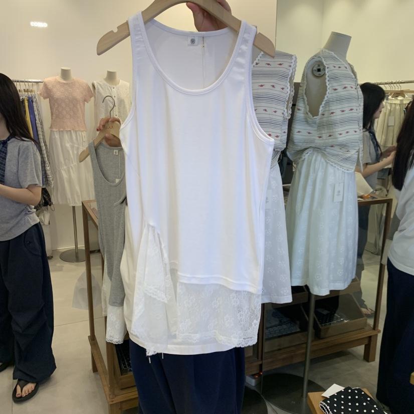 TAN&amp;COMO韓國直郵女裝新品推薦人氣26夏季職業吊帶背心tan-COMO吊帶/背心