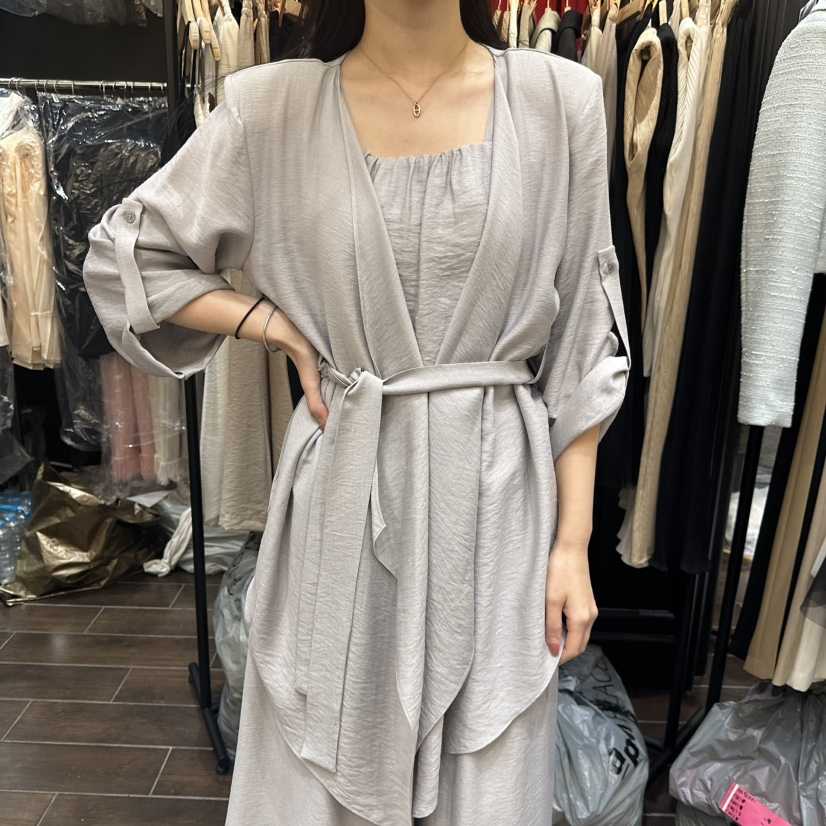 HERISH-HAUTE韓國東大門代購女士新款時尚襯衫蕾絲衫含腰帶Herish-Haute-A襯衫/蕾絲衫