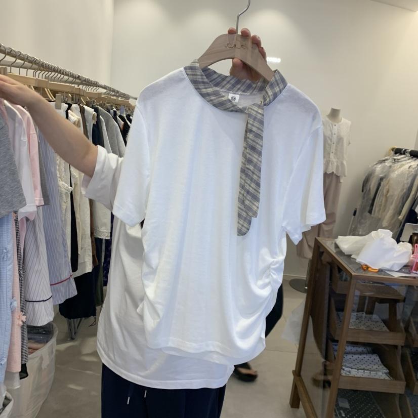 TAN&amp;COMO東大門實拍韓國女裝新品人氣26春夏休閑T恤tan-COMOT恤
