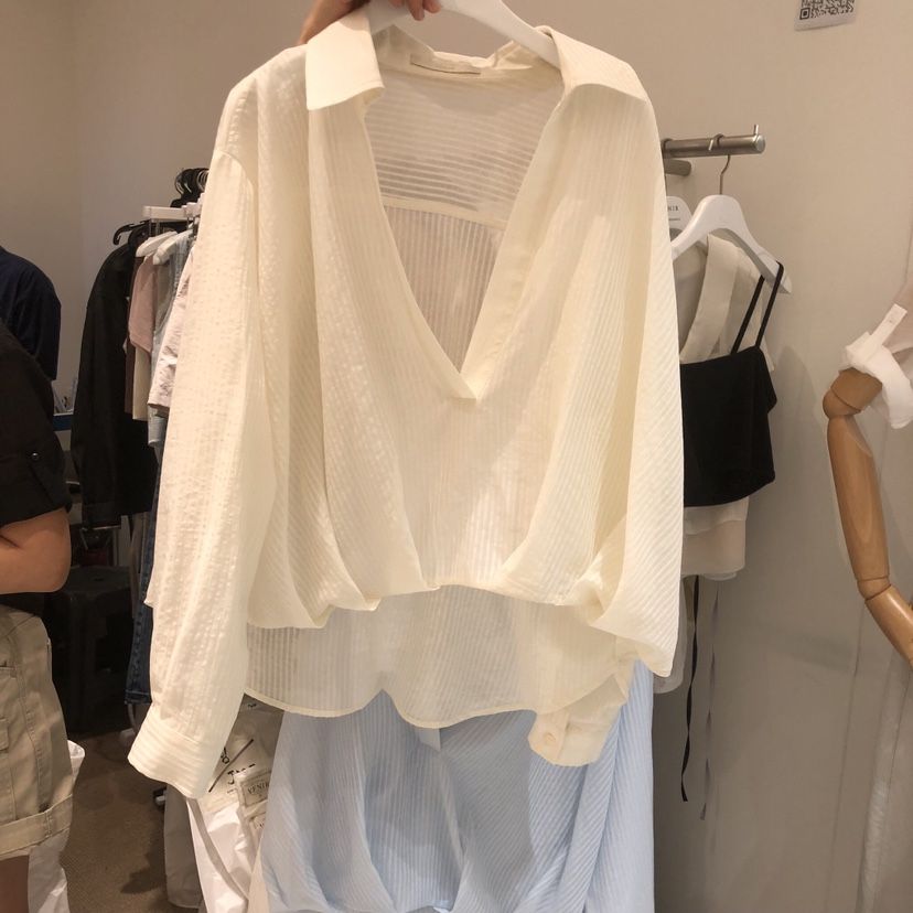 VENIR-a韓國東大門代購女裝新品推薦職業熱賣襯衫蕾絲衫VENIR-a襯衫/蕾絲衫