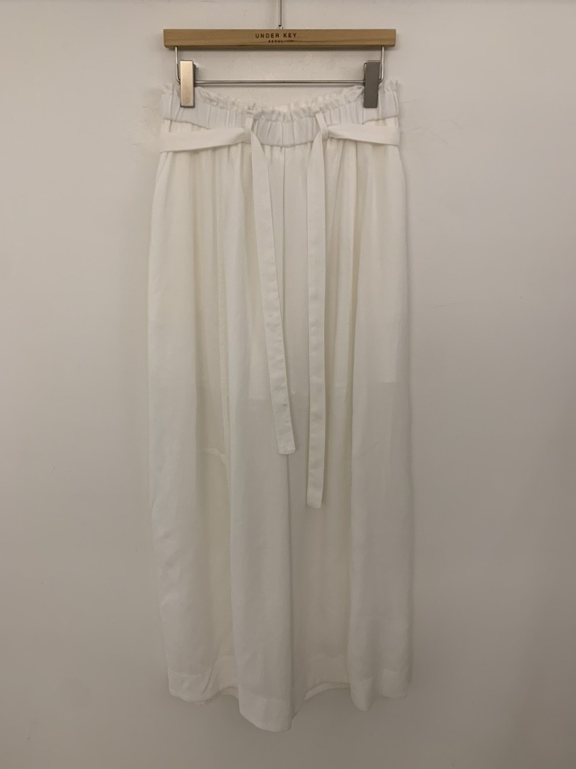 UNDER KEY韓國東大門代購女士新品熱賣休閑褲含腰帶亞麻布絲帶UNDER KEY休閑褲