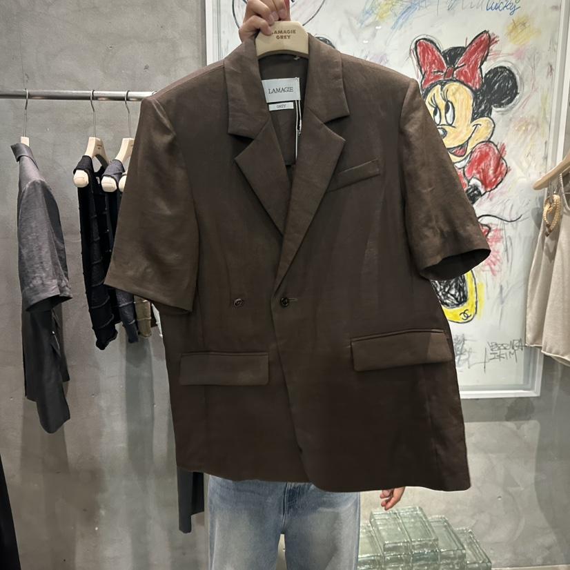 LAMAGIEPIE/LAMAGIE GREY韓國東大門代購女士新品時尚夾克LAMAGIEPIE/LAMAGIE GREY夾克