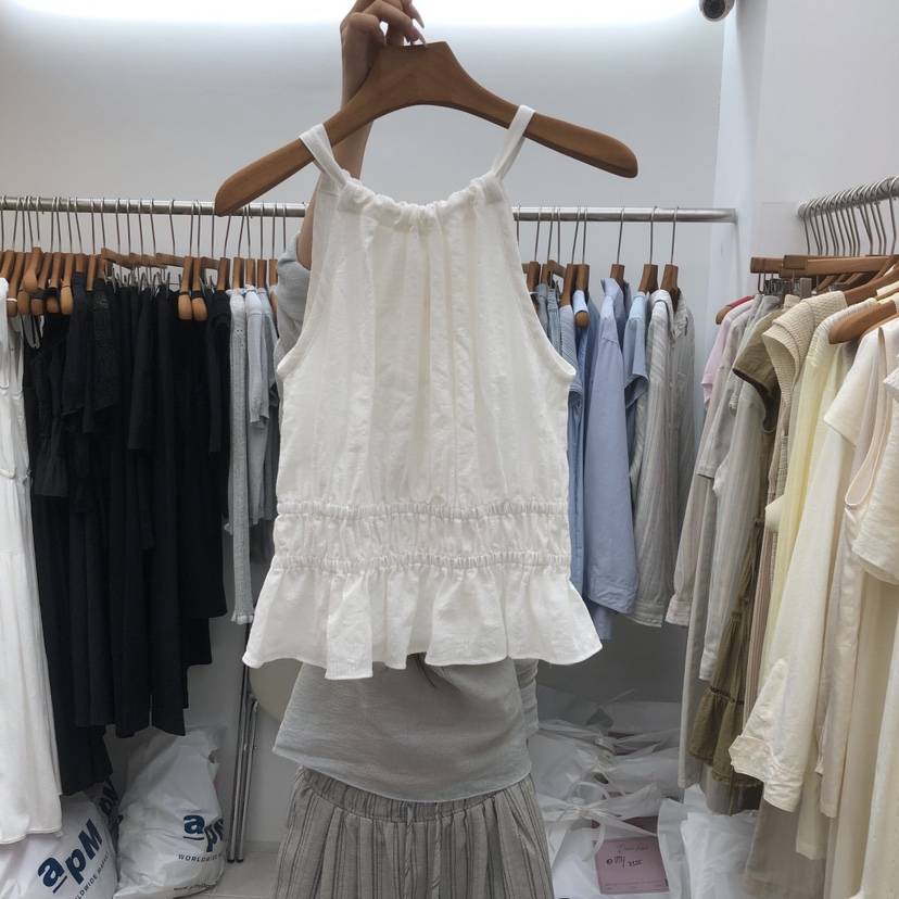 DRESS ROOM韓國代購女士新款職業時尚人氣26夏季吊帶背心DRESS ROOM吊帶/背心