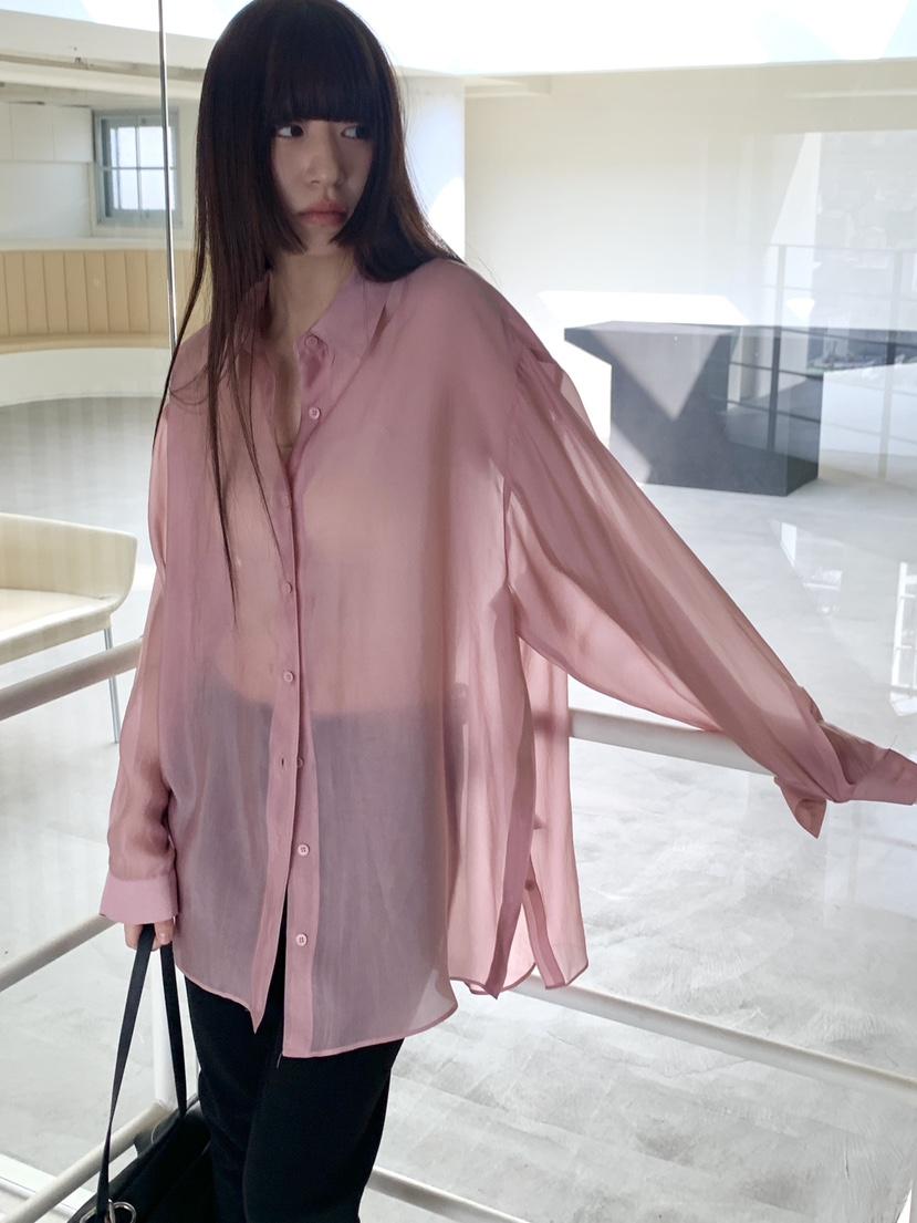 LOGARDEN韓國東大門直郵女裝新款休閑26春夏推薦襯衫蕾絲衫LO GARDEN襯衫/蕾絲衫