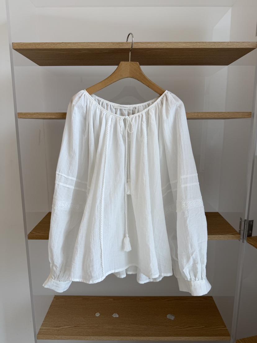 LAUNDRY韓國直郵實拍女裝新品人氣熱賣休閑襯衫蕾絲衫蕾絲LAUNDRY襯衫/蕾絲衫