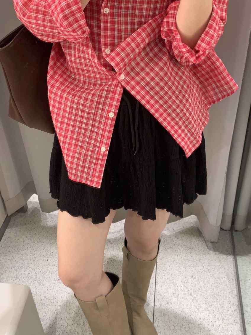 EOMPIT韓國直郵女裝新品休閑26春夏職業時尚推薦人氣短裙EOMPIT短裙