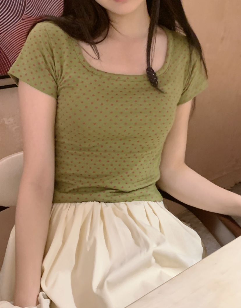 EOMPIT韓國直郵實拍女士新品休閑時尚熱賣26夏季職業推薦T恤EOMPITT恤