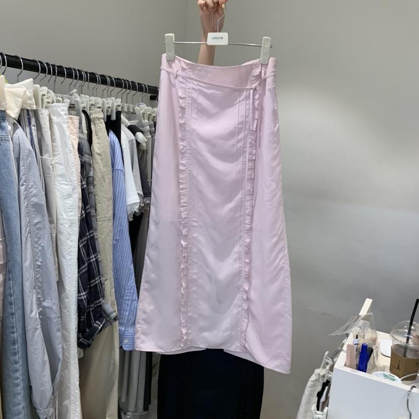 JINSIM韓國代購女裝新品人氣時尚休閑熱賣26夏季26春夏長裙JINSIM長裙