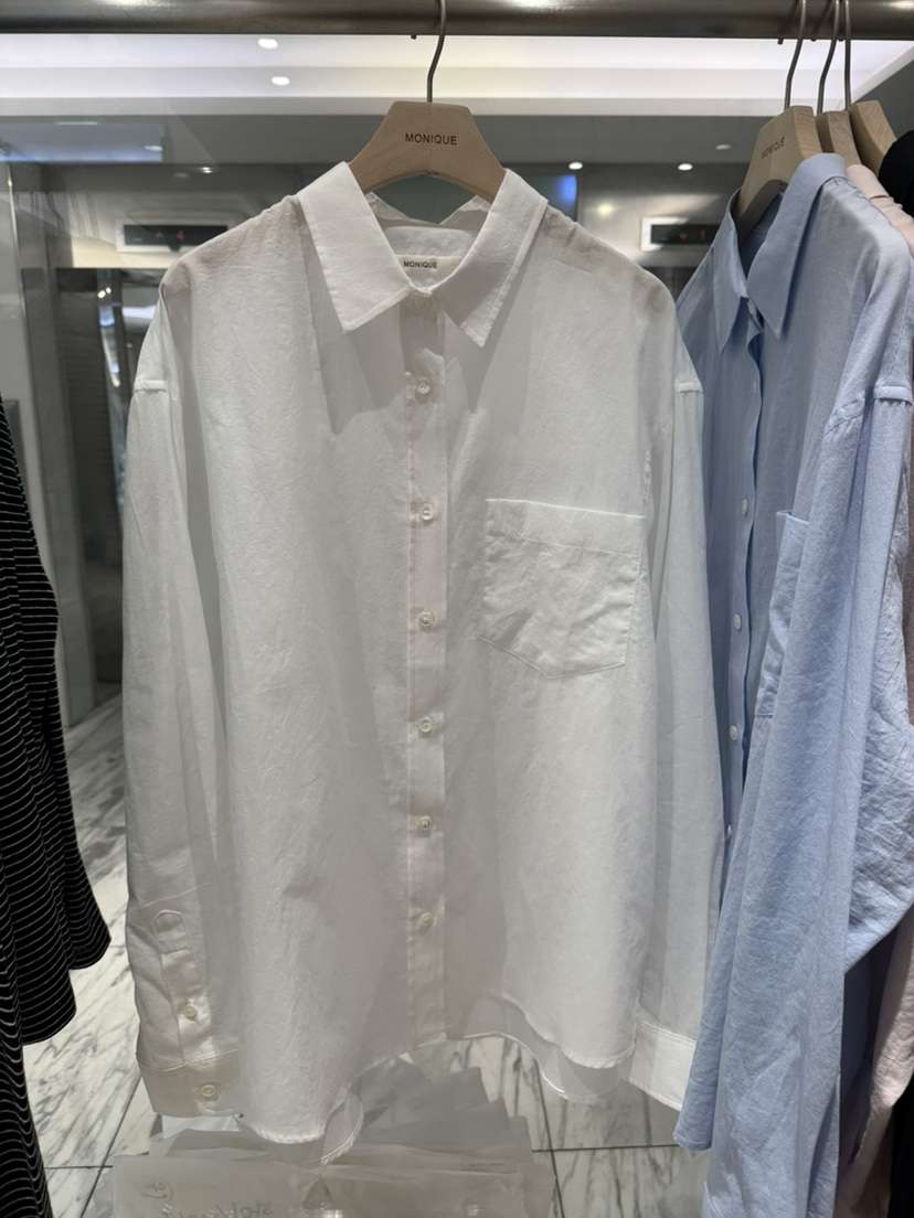 MONIQUE韓國代購女士新品休閑熱賣時尚人氣推薦襯衫蕾絲衫棉MONIQUE襯衫/蕾絲衫