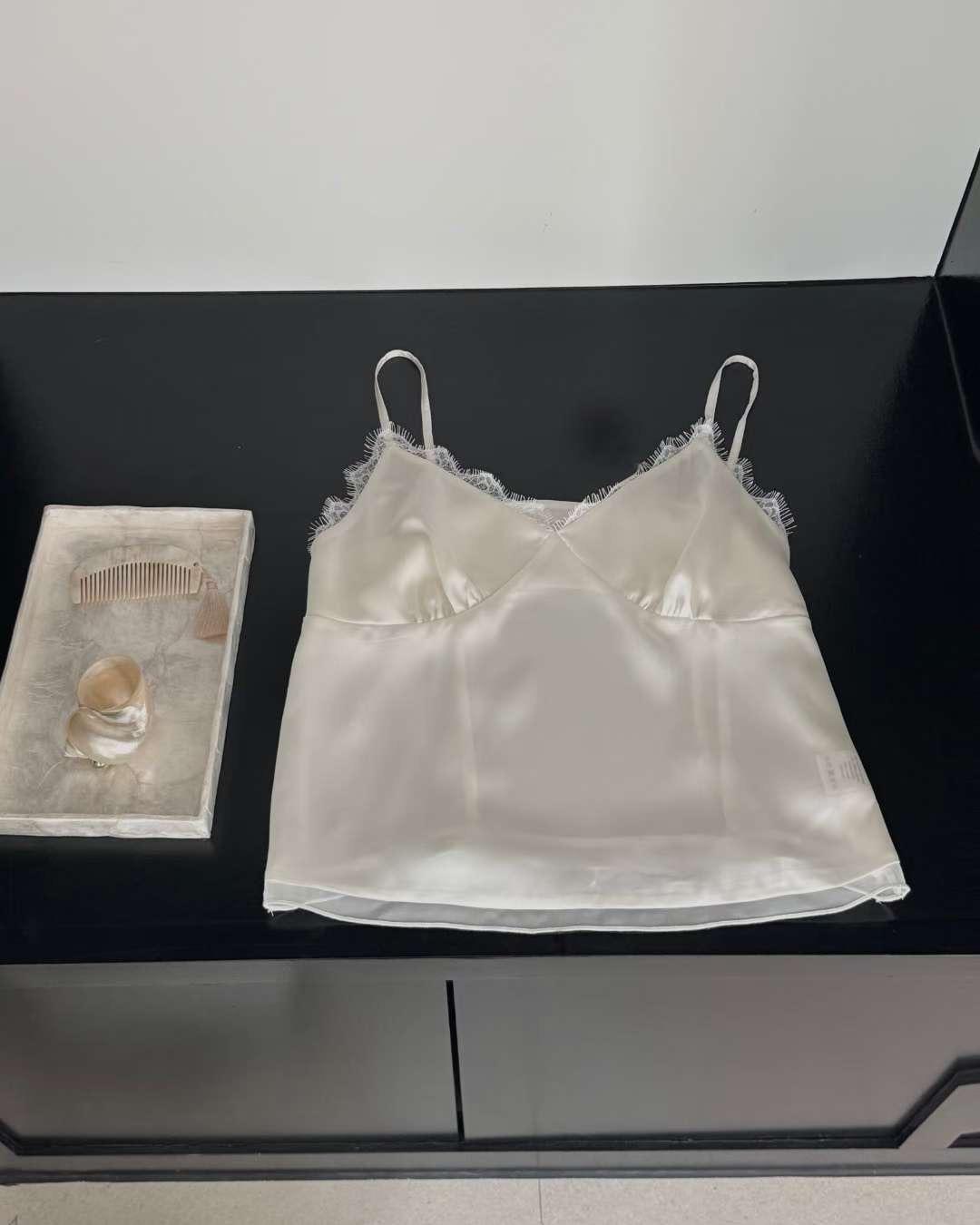 SOMETHINGELSE韓國東大門代購女士新款熱賣吊帶背心蕾絲緞面SOMETHINGELSE吊帶/背心