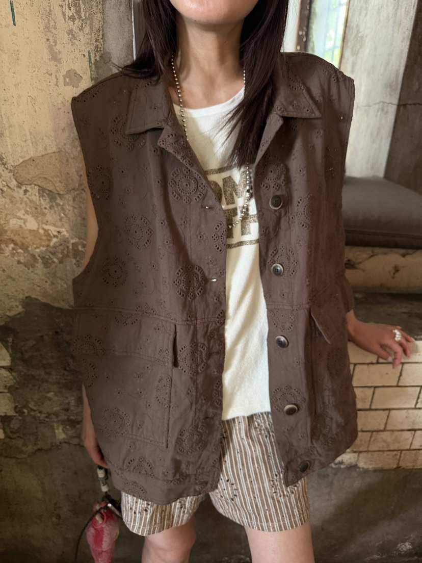 FRANC—L韓國代購女裝新品26春夏職業人氣26夏季時尚馬甲FRANC馬甲
