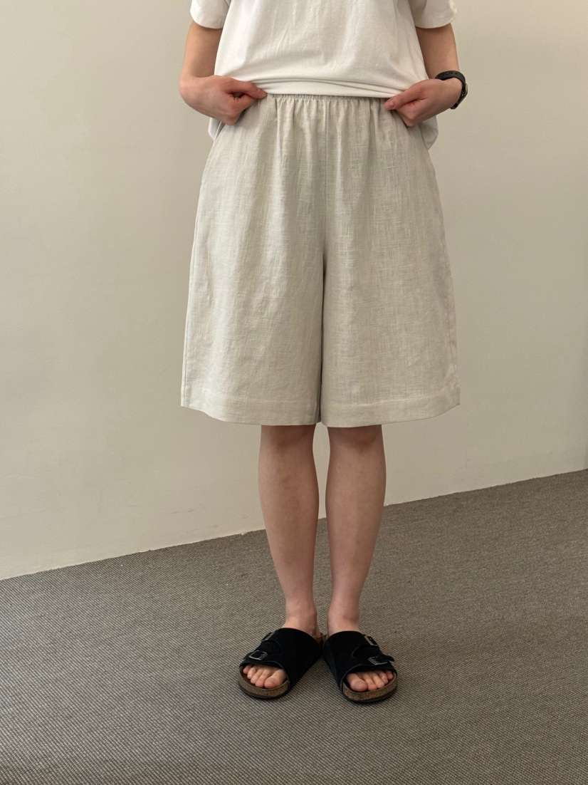 MONE-A韓國東大門代購女士新款熱賣時尚職業休閑短褲亞麻MONE-A短褲
