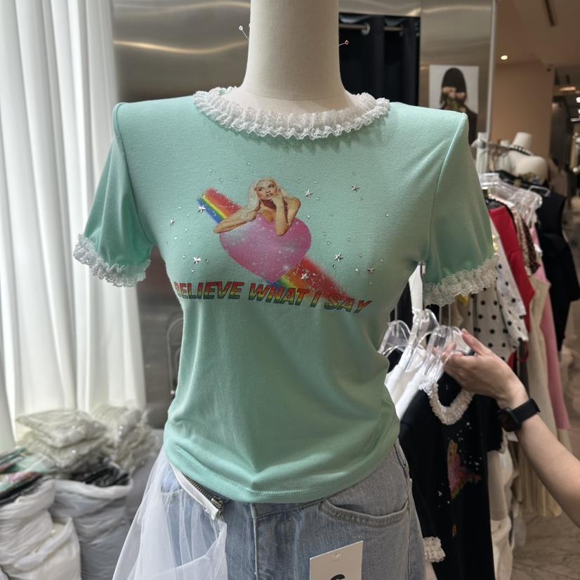 CHEAP-CHIC韓國東大門直郵女士新款熱賣時尚26春夏休閑T恤CHEAP-CHIC/CHARLES THE SECONDT恤