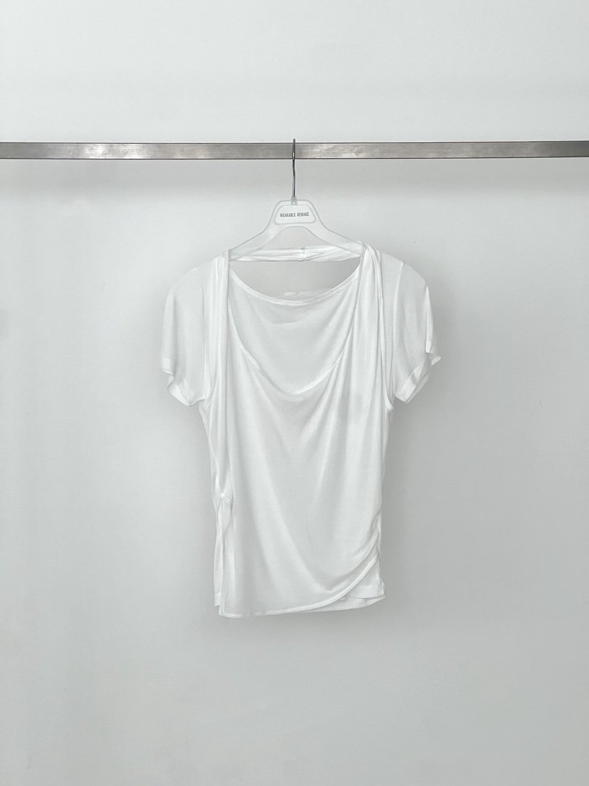 WEARABLE-L東大門實拍韓國女士新款時尚職業襯衫蕾絲衫柔軟WEARABLE襯衫/蕾絲衫