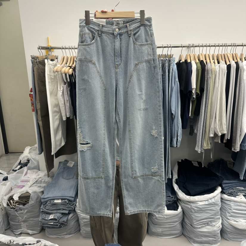 PAI韓國東大門直郵女裝新品26夏季26春夏時尚人氣熱賣牛仔褲[PΛi]_PAi牛仔褲
