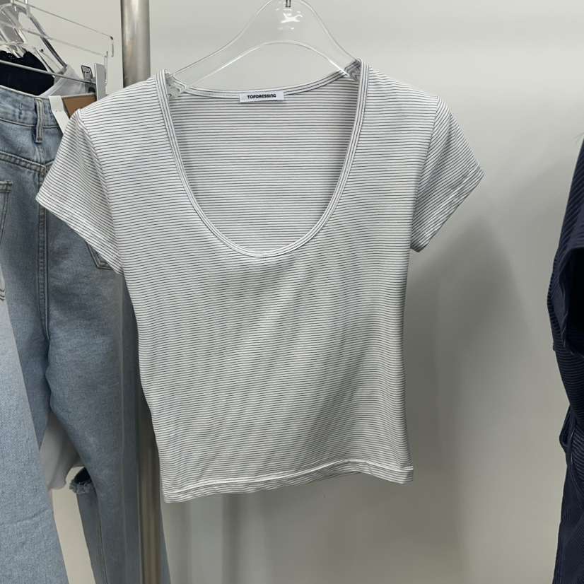 TOPDRESSING東大門實拍韓國女裝新品休閑人氣熱賣職業T恤TOPDRESSINGT恤