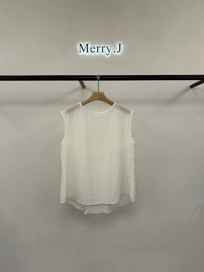MERRY-J韓國東大門直郵女裝新品26夏季熱賣襯衫蕾絲衫褶皺MERRY-J襯衫/蕾絲衫