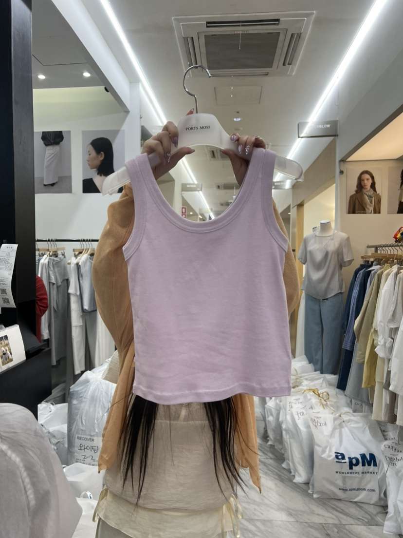 PORTS MOSS韓國東大門直郵女裝新品人氣推薦休閑吊帶背心PORTS_MOSS吊帶/背心