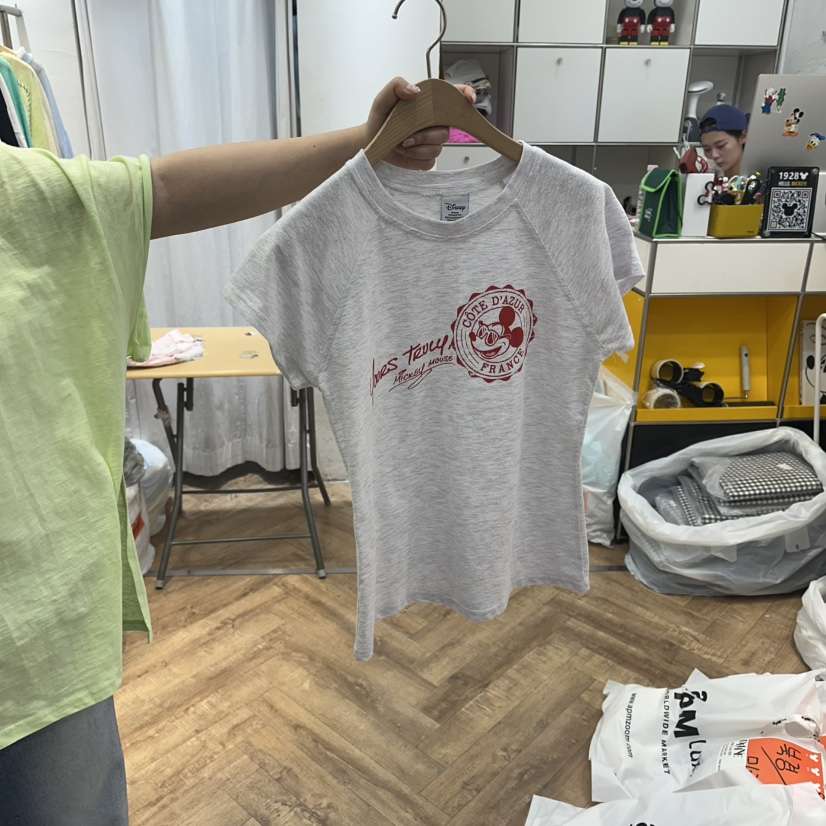 DE LINE東大門實拍韓國女裝新品推薦職業26春夏熱賣26夏季T恤DE LINET恤