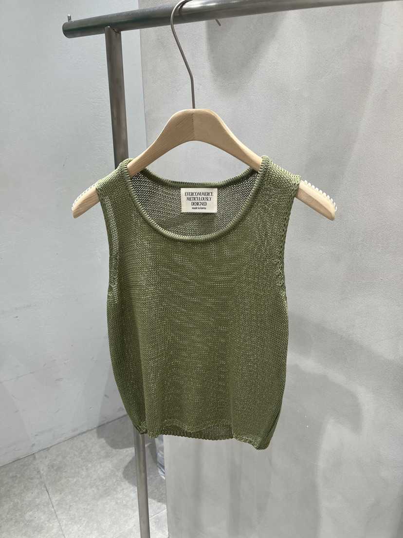 EVERCOMMERCE METICULOUSLY DESIGNED韓國東大門直郵女士新品26夏季吊帶背心EVERCOMMERCE METICULOUSLY DESIGNED吊帶/背心