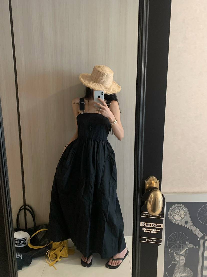 VIRKIN韓國直郵女士新品推薦時尚休閑人氣熱賣連衣裙吊帶裙VIRKIN連衣裙