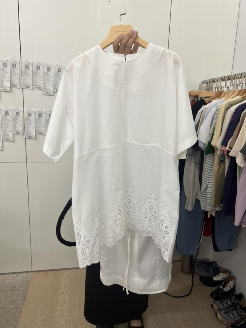 DOHWAJI韓國東大門代購女士新品推薦職業休閑26春夏連衣裙刺繡DOHWAJI連衣裙