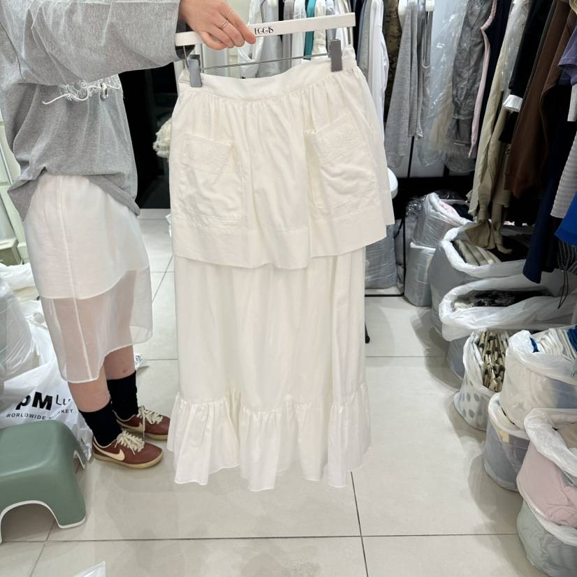 EGG IS韓國代購女裝新款26夏季26春夏休閑時尚半身裙中短裙EGG IS半身裙/中短裙