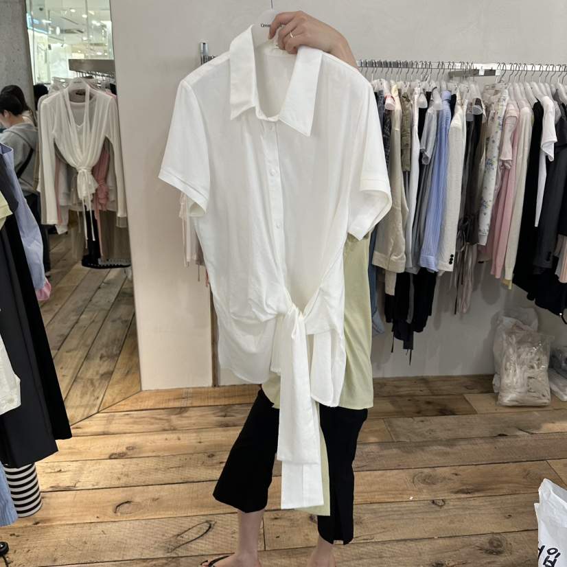 CREAM VILLA韓國東大門直郵女裝新款休閑襯衫蕾絲衫CREAMVILLA襯衫/蕾絲衫